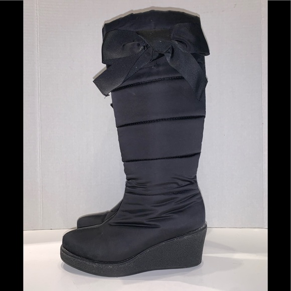 Kate Spade ♠️ Winter Boots with Bows - Picture 1 of 8